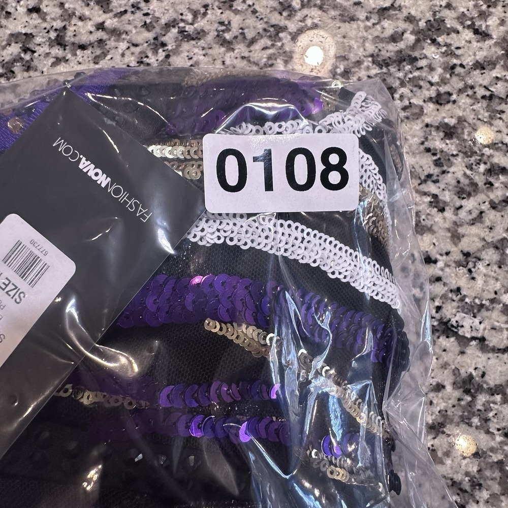 NWT Fashion Nova Women's Medium Multi Color Sequin Dress PROM Party News Year - Picture 12 of 12